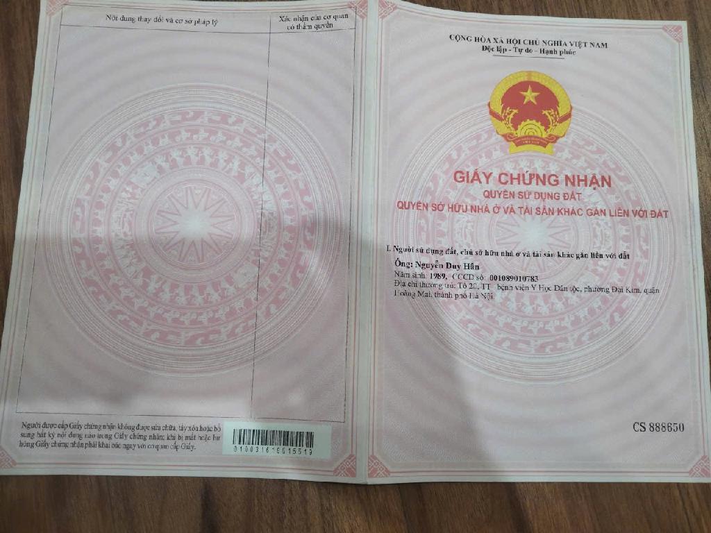 Bán nhà KĐT mới Đại Kim - diện tích 82.5m2 5 tầng - ô tô tránh - giá 31 tỷ