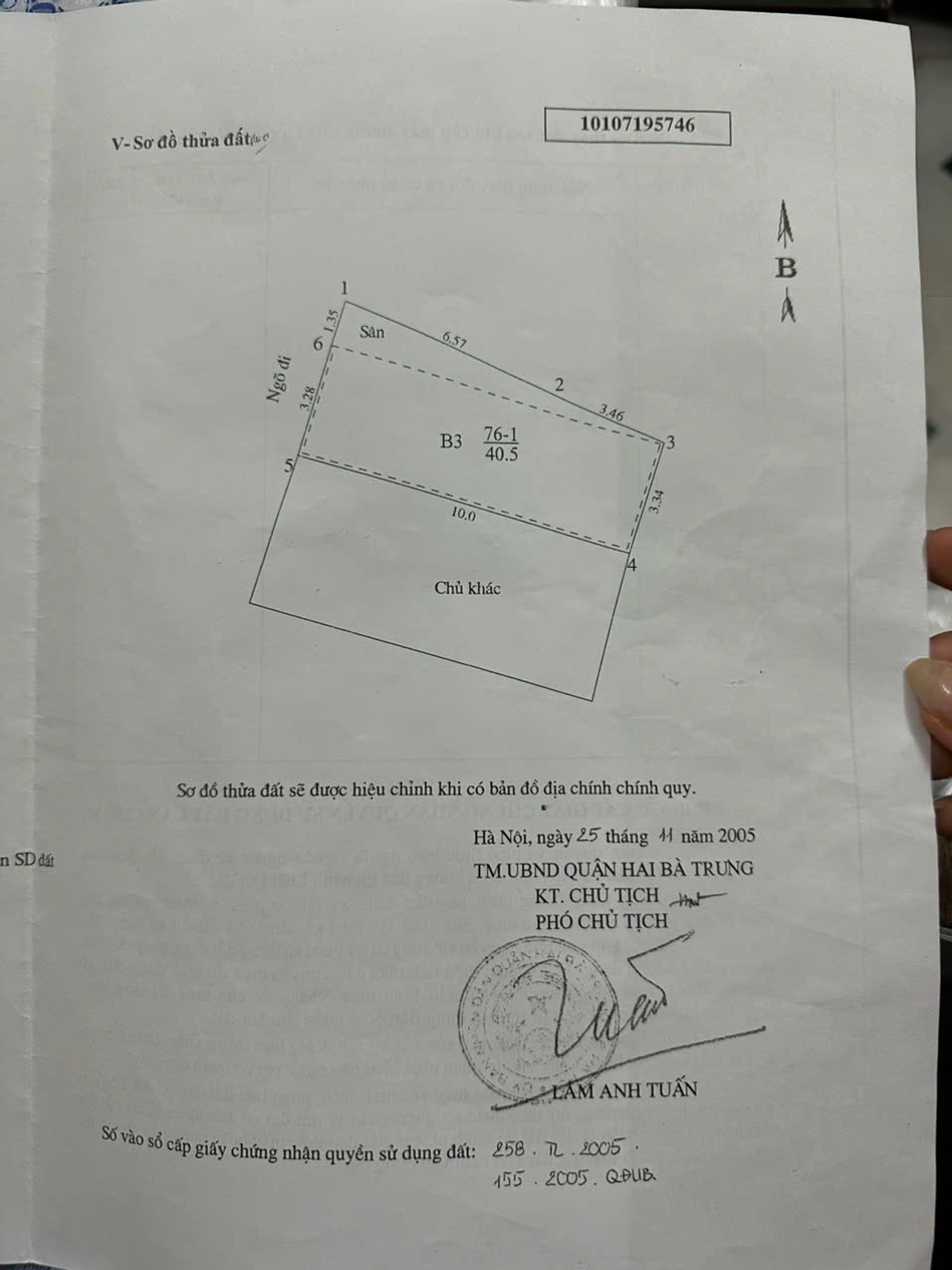 Bán nhà Kim Ngưu - diện tích 40m2 3 tầng - Ô TÔ ĐỖ CỬA - giá 16 tỷ