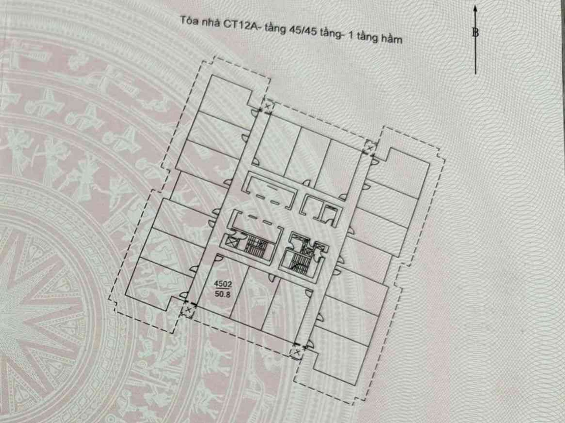 Bán nhà Khu đô thị Kim Văn - Kim Lũ - diện tích 50m2 45 tầng - Căn hộ chung cư đẹp - giá 4,1 tỷ