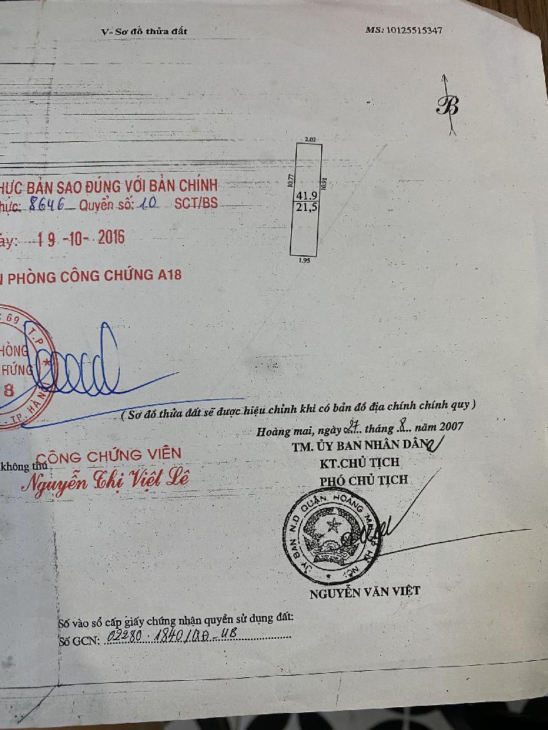 Bán nhà Lĩnh Nam - diện tích 21m2 4 tầng - mặt phố, ô tô kinh doanh - giá 3,2 tỷ
