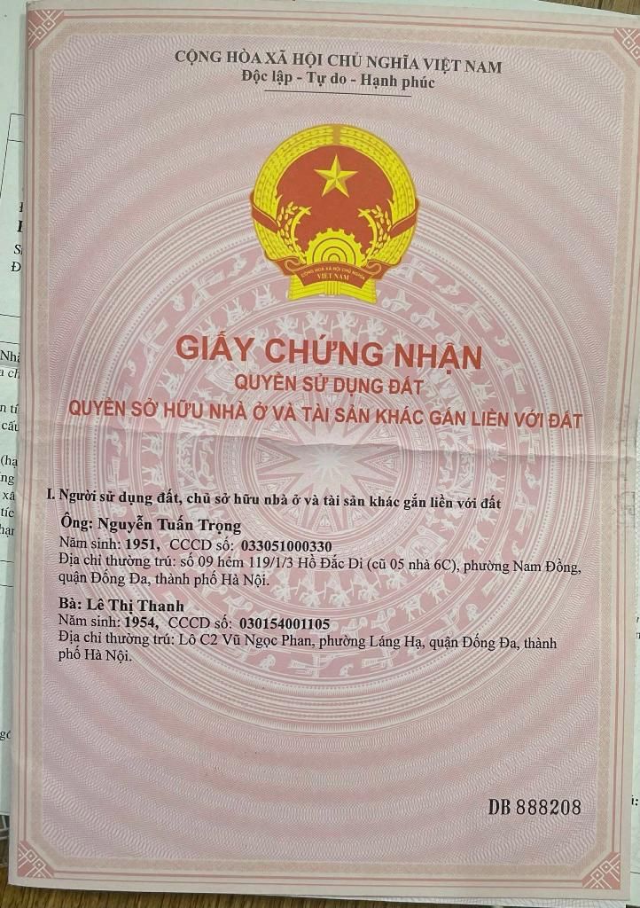 Bán nhà Láng - diện tích 61m2 5 tầng - Ô TÔ TRÁNH, VÀO NHÀ - giá 26 tỷ