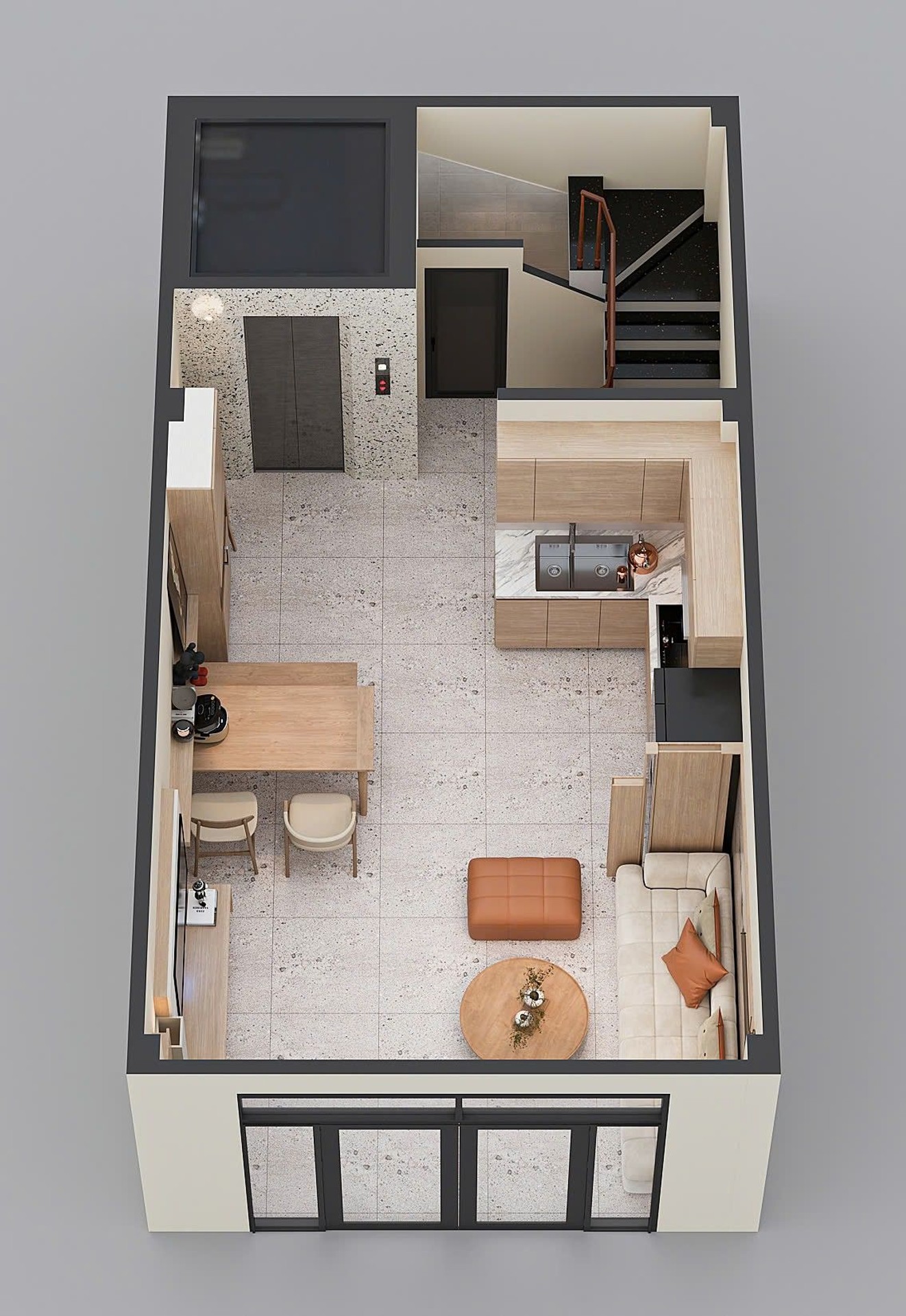 Bán nhà Giải Phóng - diện tích 42m2 4 tầng - Thang máy, gara ô tô - giá 13,85 tỷ