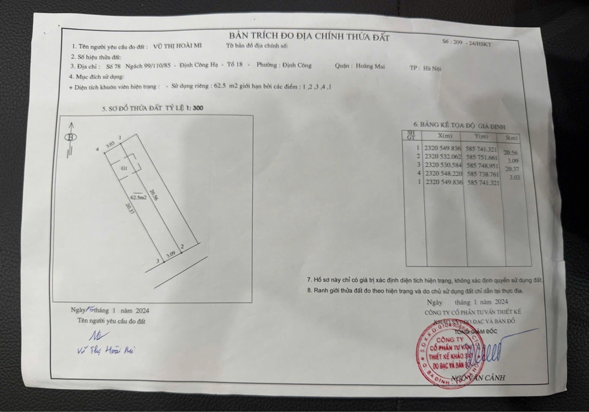 Bán nhà Định Công Hạ - diện tích 62m2 3 tầng - Ngõ Thông - giá 4,95 tỷ