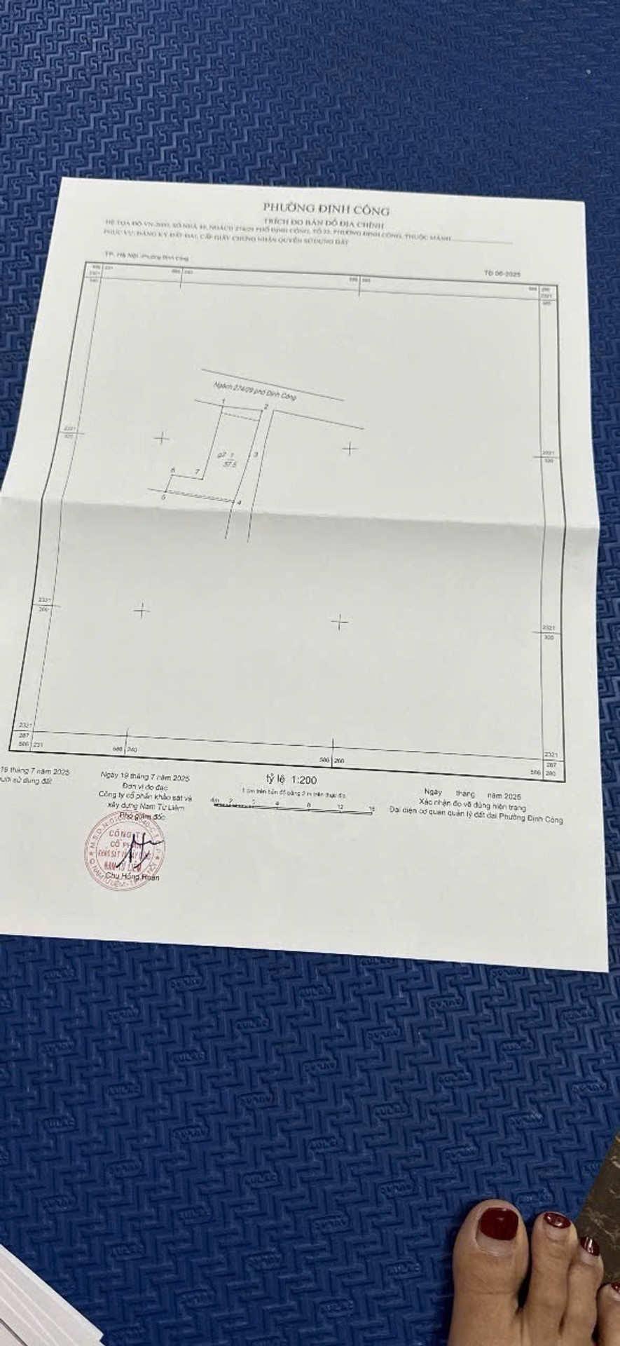 Bán nhà Định Công - diện tích 58m2 2 tầng - mặt ngõ - giá 5,8 tỷ