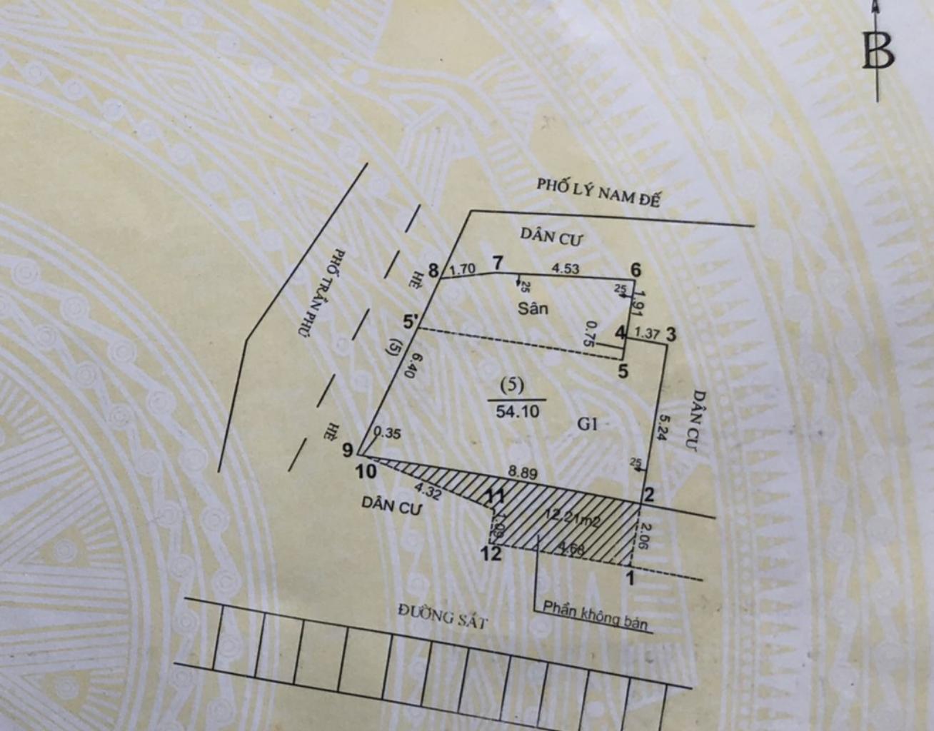 Bán nhà Trần Phú - diện tích 60m2 6 tầng - Lô góc 3 mặt thoáng - giá 60 tỷ