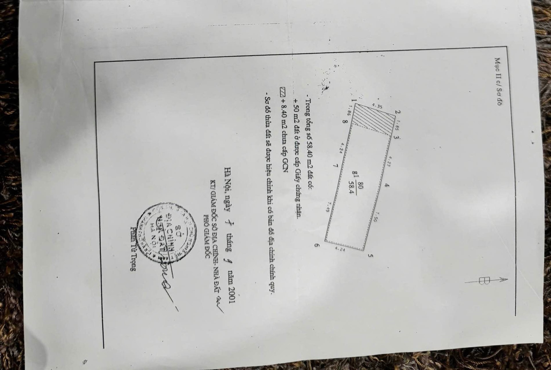 Bán nhà Hào Nam - diện tích 58m2 2 tầng - Lô góc 2 mặt thoáng - giá 43 tỷ