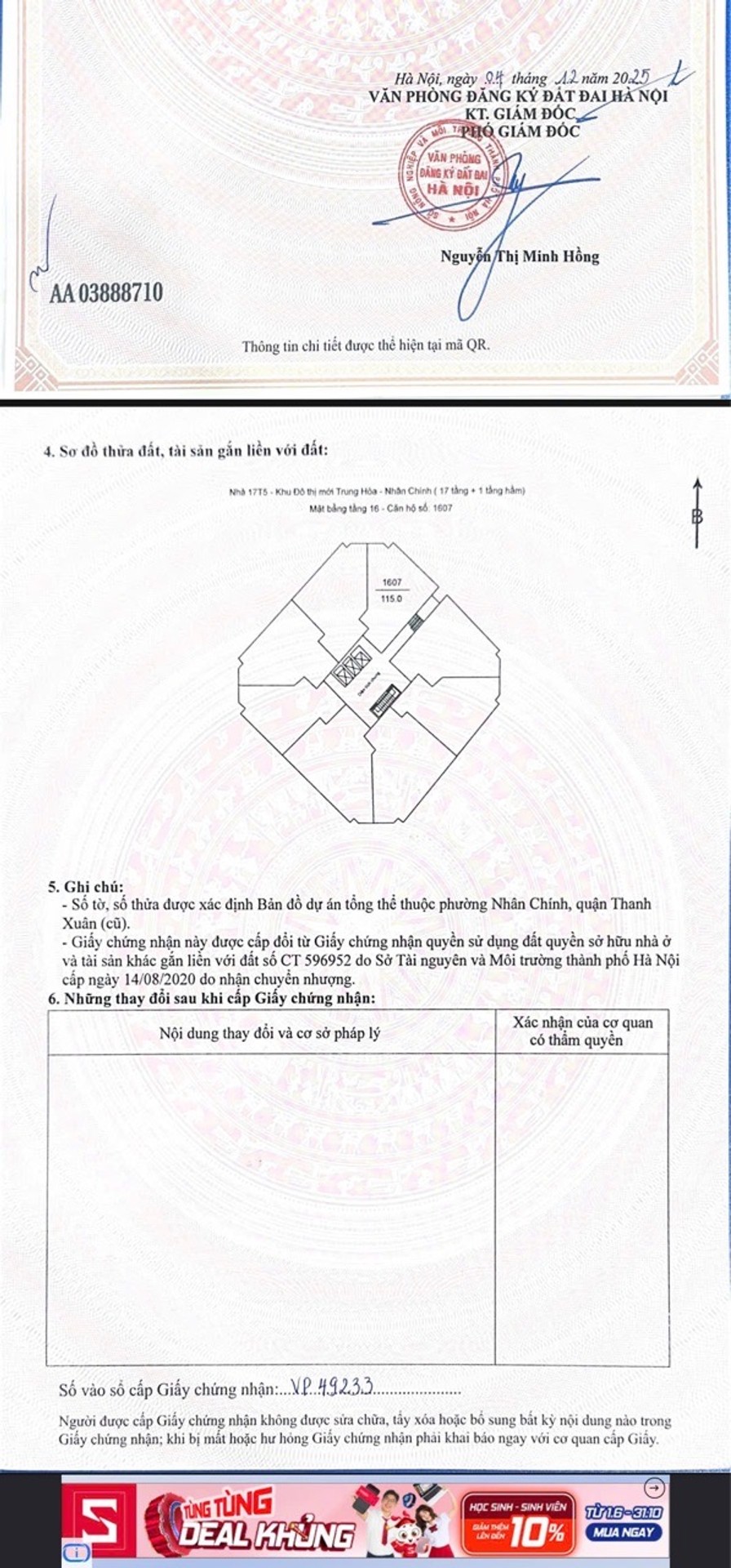 Bán nhà Hoàng Đạo Thúy - diện tích 115m2 16 tầng - Lô góc, full nội thất mới - giá 11 tỷ