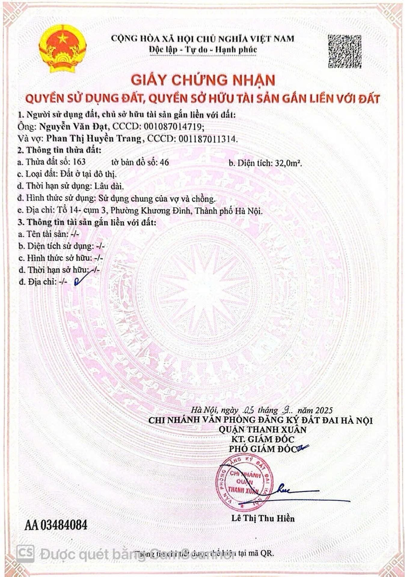 Bán nhà Khương Đình - diện tích 32m2 6 tầng - Cực hiếm dưới 9 tỷ