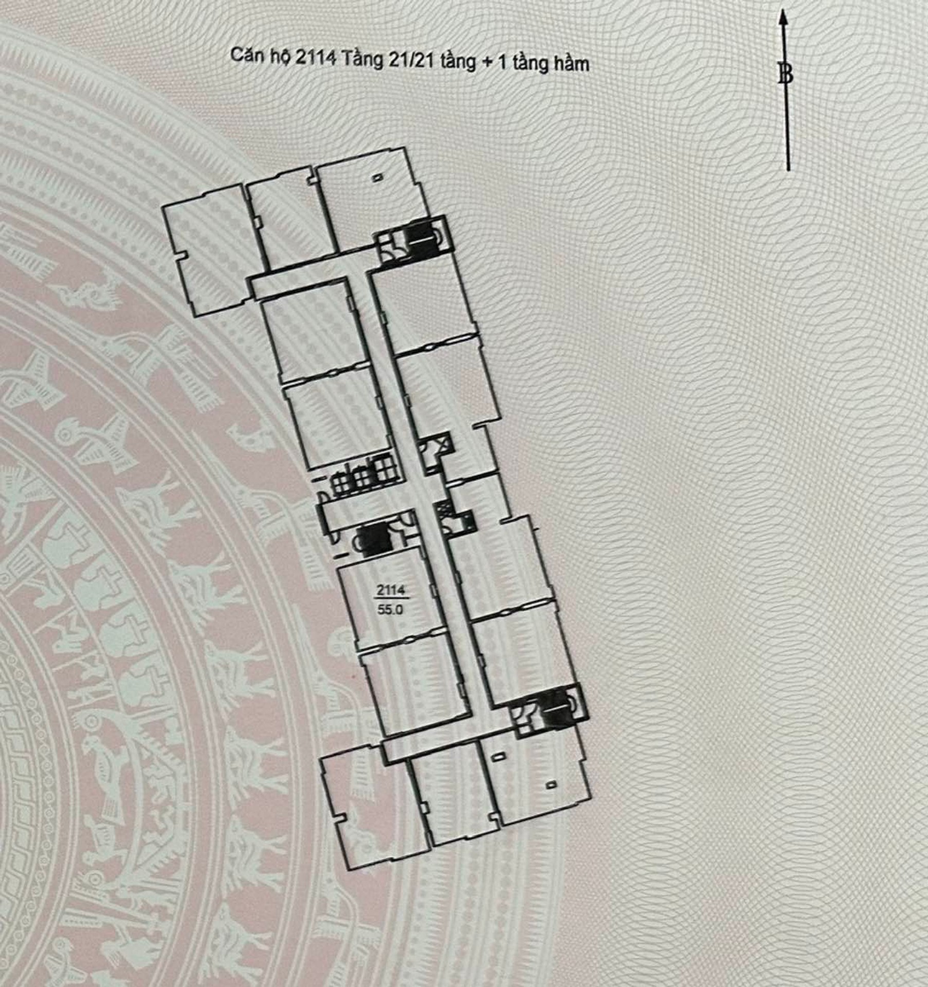 Bán nhà Tam Trinh - diện tích 55m2 21 tầng - Căn hộ chung cư thoáng mát - giá 4,3 tỷ