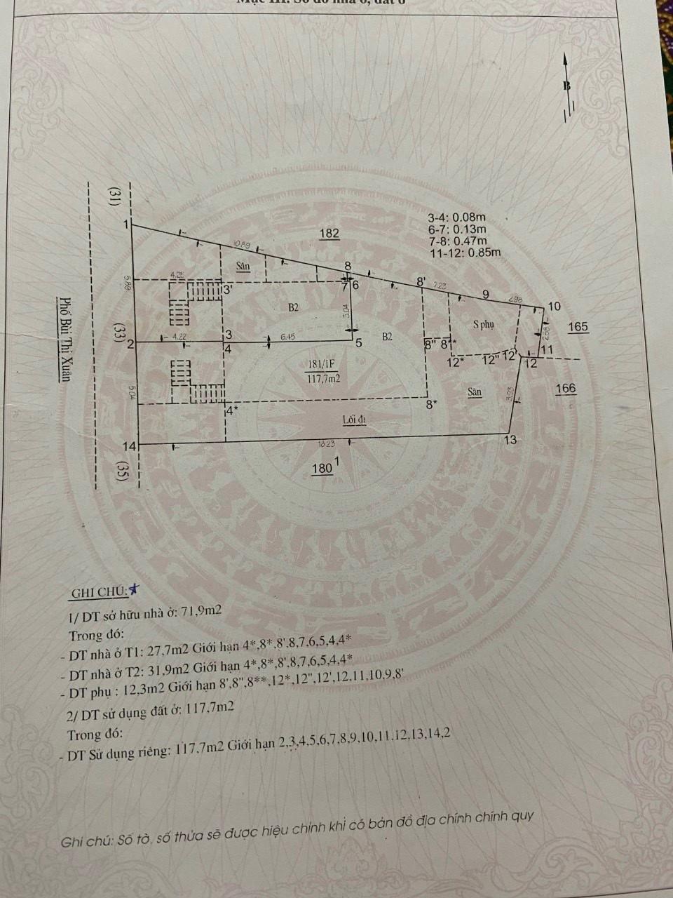 Bán nhà Bùi Thị Xuân - diện tích 120m2 13 tầng - Lô góc 2 mặt thoáng - giá 82 tỷ