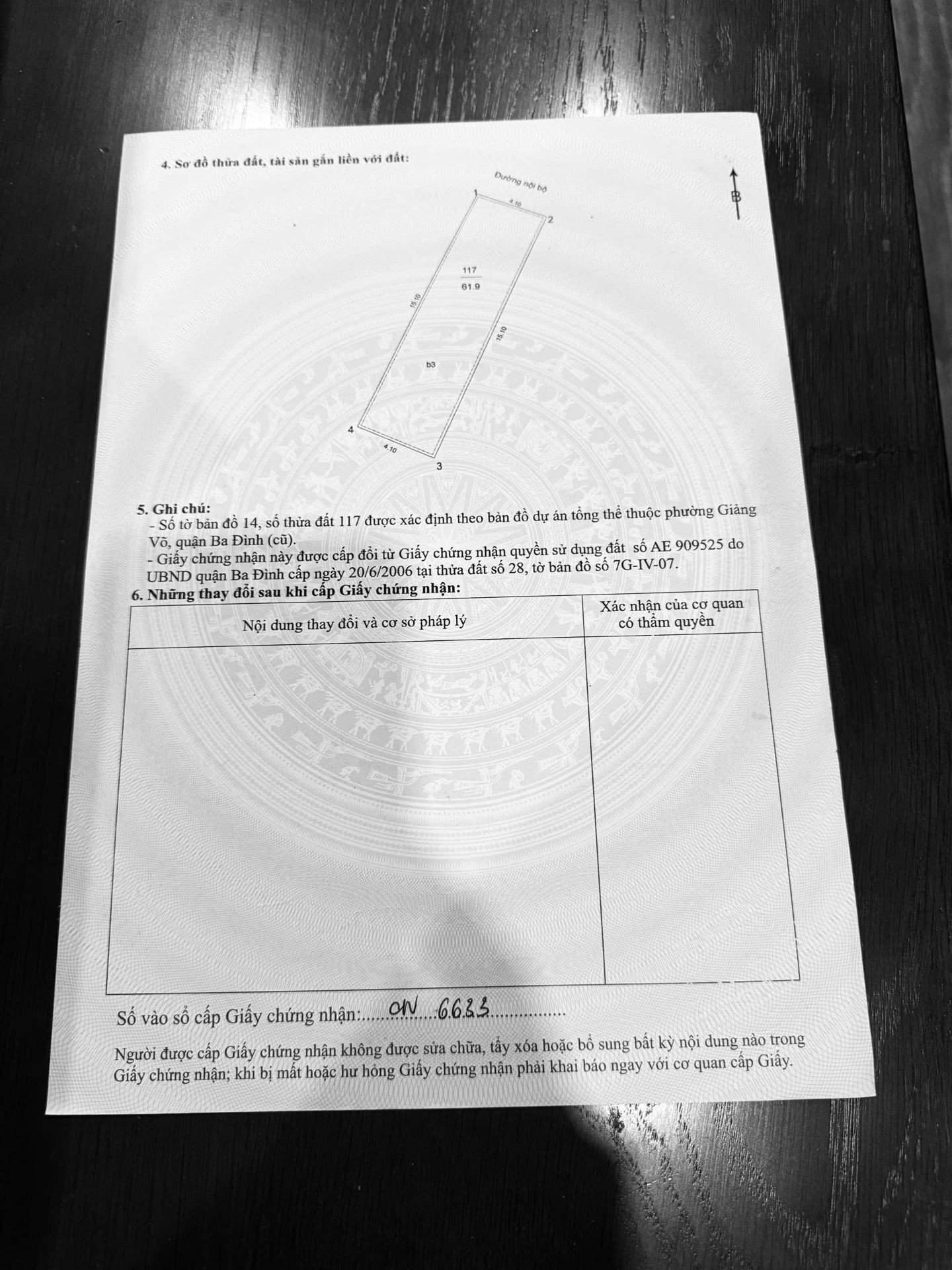 Bán nhà Núi Trúc - diện tích 209m2 5 tầng - Ô tô vòng quanh - giá 104 tỷ