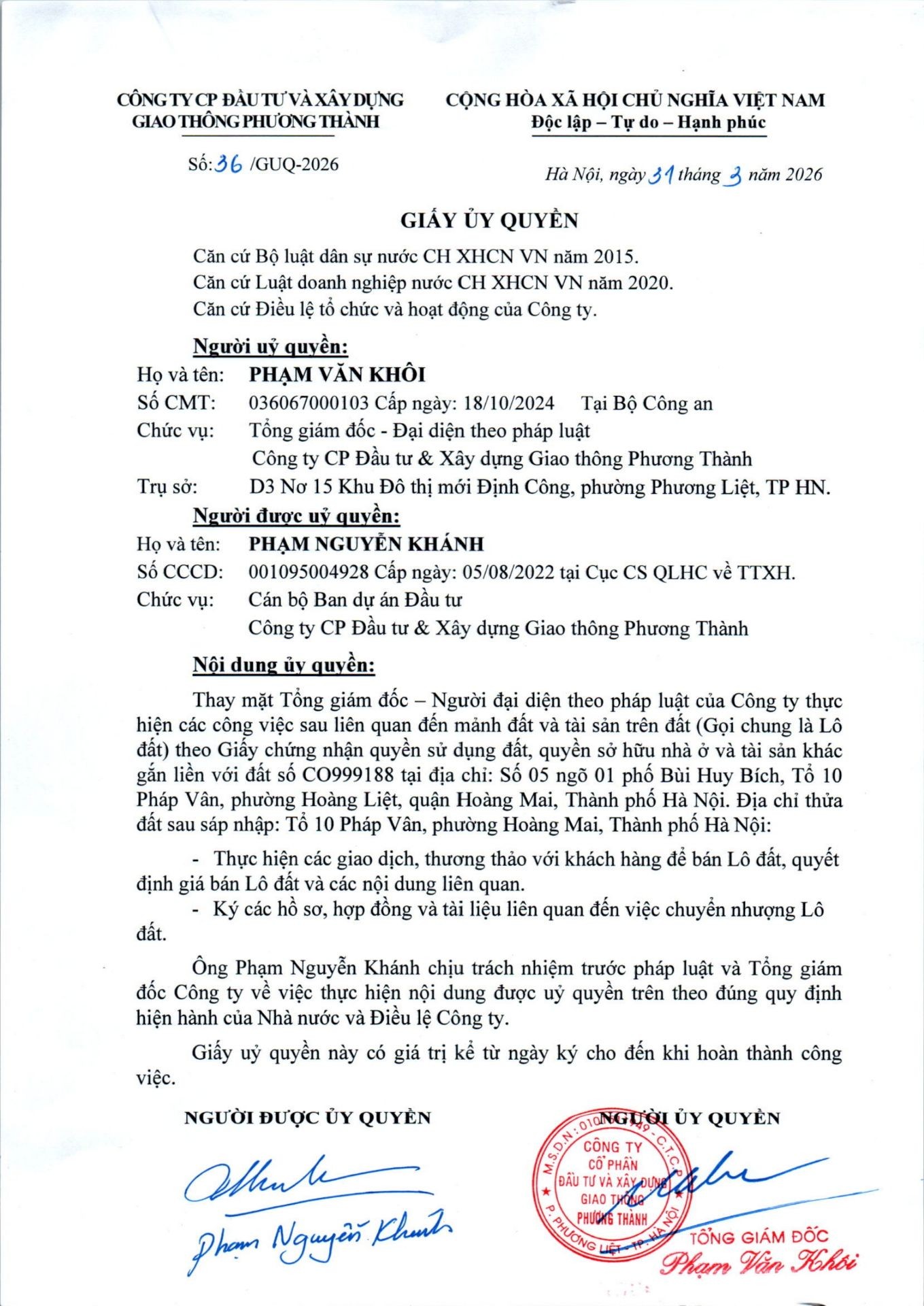 Bán nhà Bùi Huy Bích - diện tích 400m2 0 tầng - Cực hiếm - giá 100 tỷ