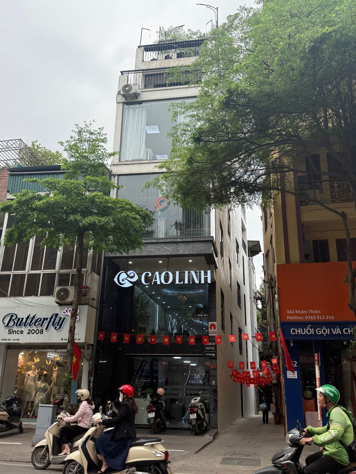 Bán nhà Khâm Thiên - diện tích 105m2 7 tầng - Lô góc 2 mặt thoáng - giá 55 tỷ