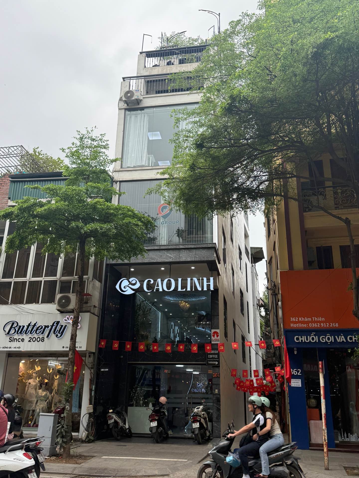 Bán nhà Khâm Thiên - diện tích 105m2 7 tầng - Lô góc 2 mặt thoáng - giá 55 tỷ