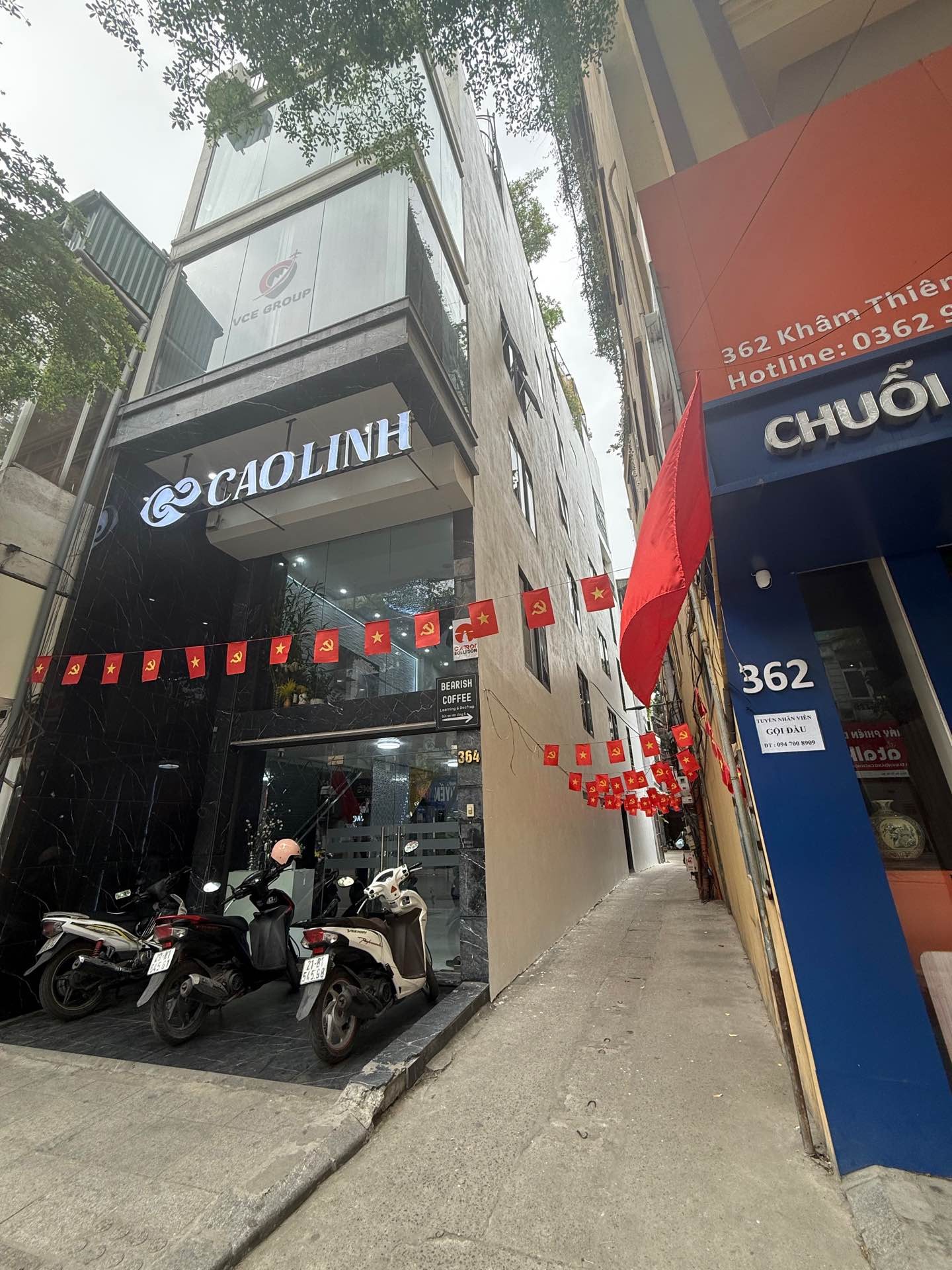 Bán nhà Khâm Thiên - diện tích 105m2 7 tầng - Lô góc 2 mặt thoáng - giá 55 tỷ