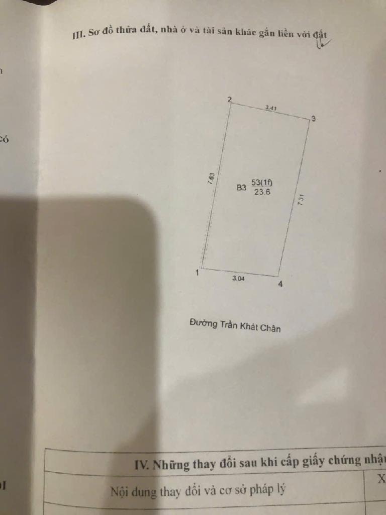 Bán nhà Trần Khát Chân - diện tích 24m2 4 tầng - Mặt phố lô góc vỉa hè khủng - giá 17,9 tỷ