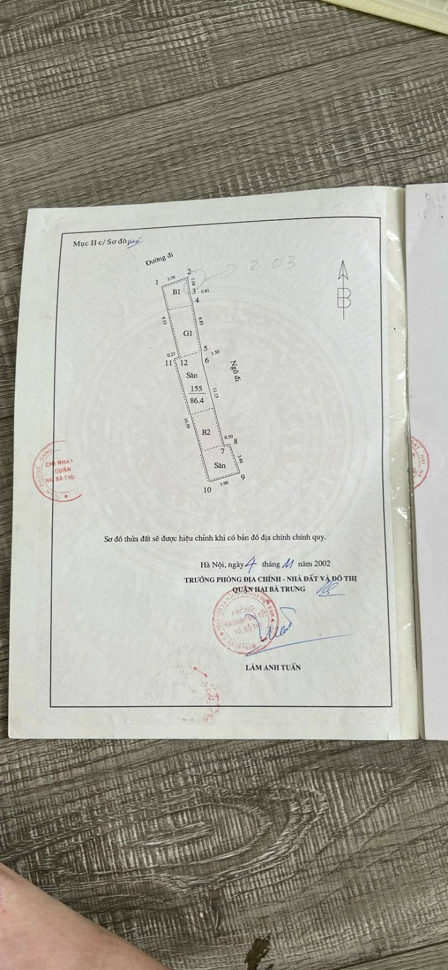 Bán nhà Minh Khai - diện tích 74m2 6 tầng - Lô góc 2 mặt thoáng - giá 52 tỷ