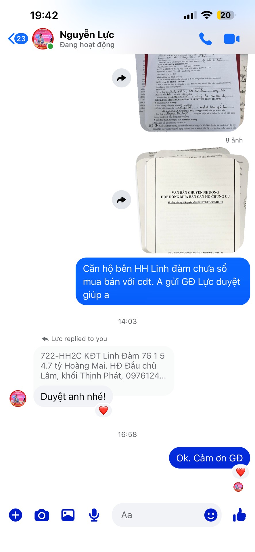 Bán nhà HH2C - diện tích 76m2 7 tầng - Căn góc thoáng sáng - giá 4,7 tỷ