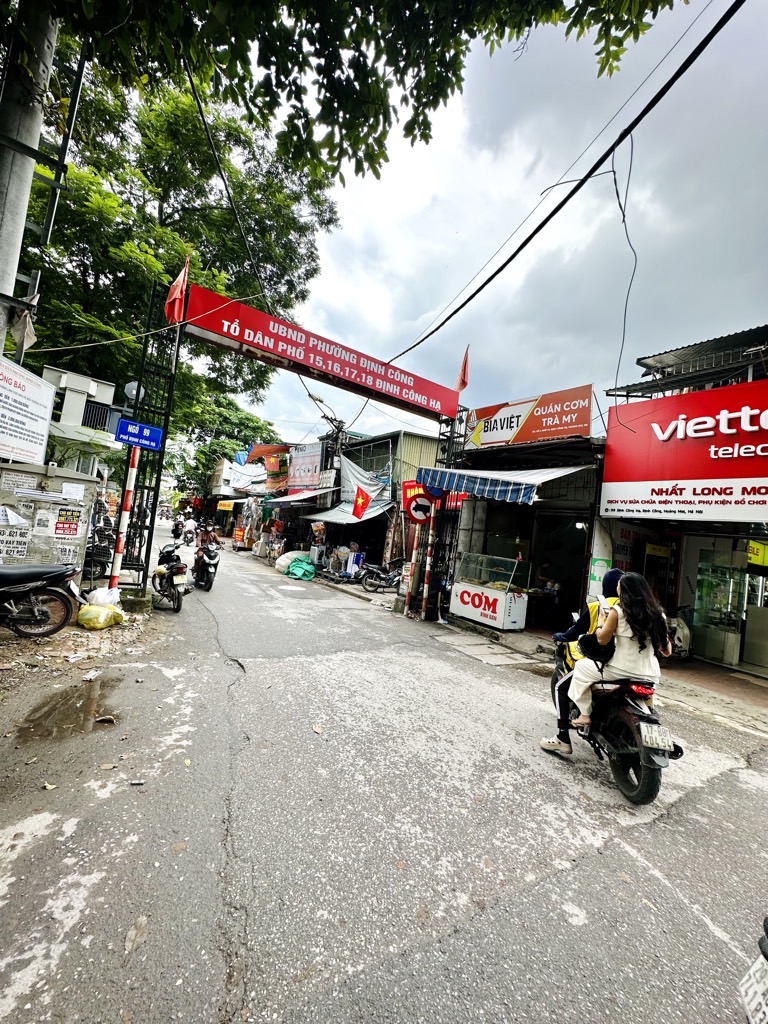 Bán nhà Định Công Hạ - diện tích 164.2m2 1 tầng - ô tô đỗ cửa - giá 48,9 tỷ