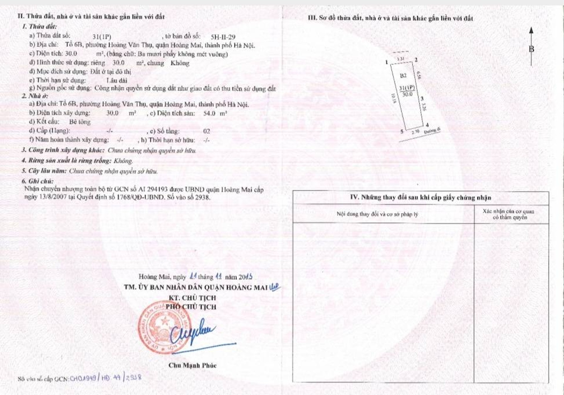 Bán nhà Hoàng Mai - diện tích 30m2 3 tầng - Ngõ trước nhà rộng, xe máy tránh xe 3 gác - giá 6 tỷ