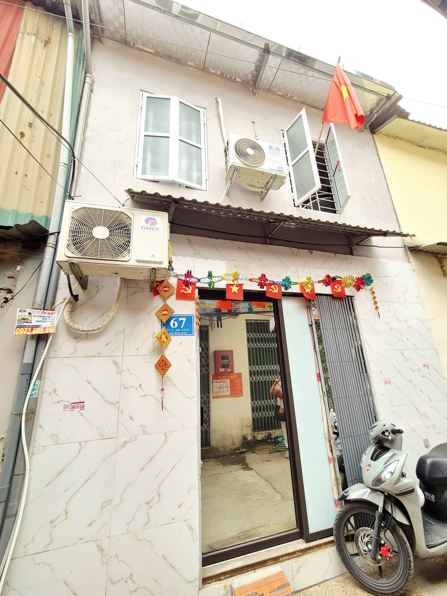 Bán nhà Đông Thiên - diện tích 20m2 2 tầng - Nhà đẹp ngõ thông - giá 1,95 tỷ