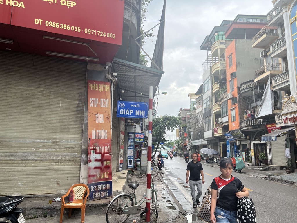 Bán nhà Giáp Nhị - diện tích 86m2 2 tầng - ô tô tránh - giá 27,5 tỷ