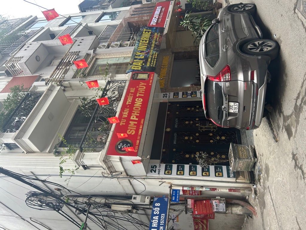 Bán nhà Pháo Đài Láng - diện tích 60m2 6 tầng - Lô góc, vỉa hè - giá 31,9 tỷ