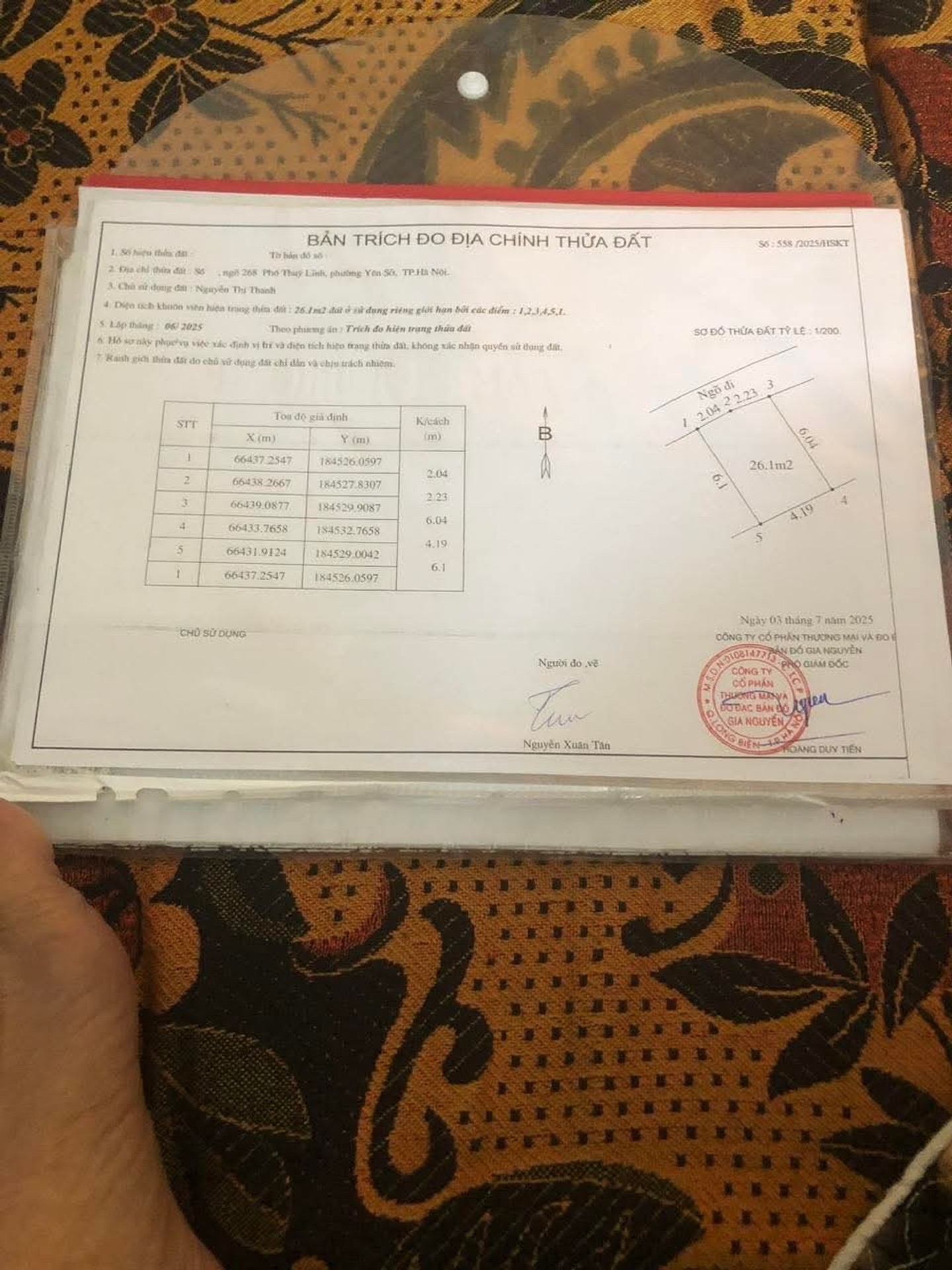 Bán nhà Thúy Lĩnh - diện tích 26m2 2 tầng - ngõ ba gác - giá 1,95 tỷ