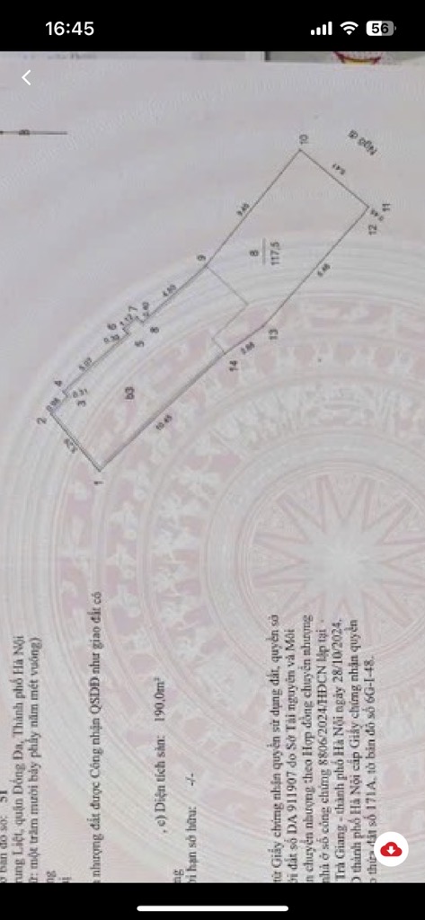 Bán nhà Thái Hà - diện tích 118m2 6 tầng - Gara ô tô, thang máy - giá 47 tỷ