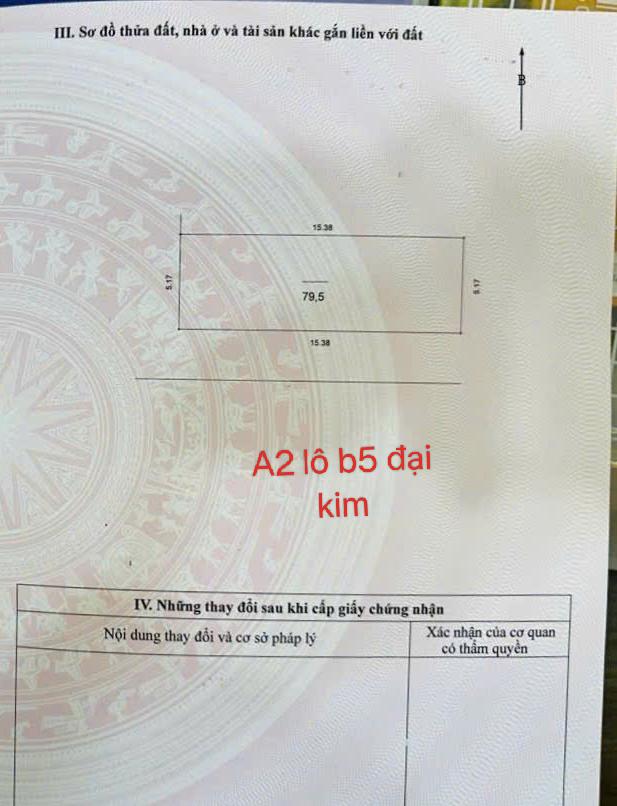 Bán nhà Nguyễn Cảnh Dị - diện tích 80m2 5 tầng - Căn góc 2 mặt thoáng - giá 47 tỷ