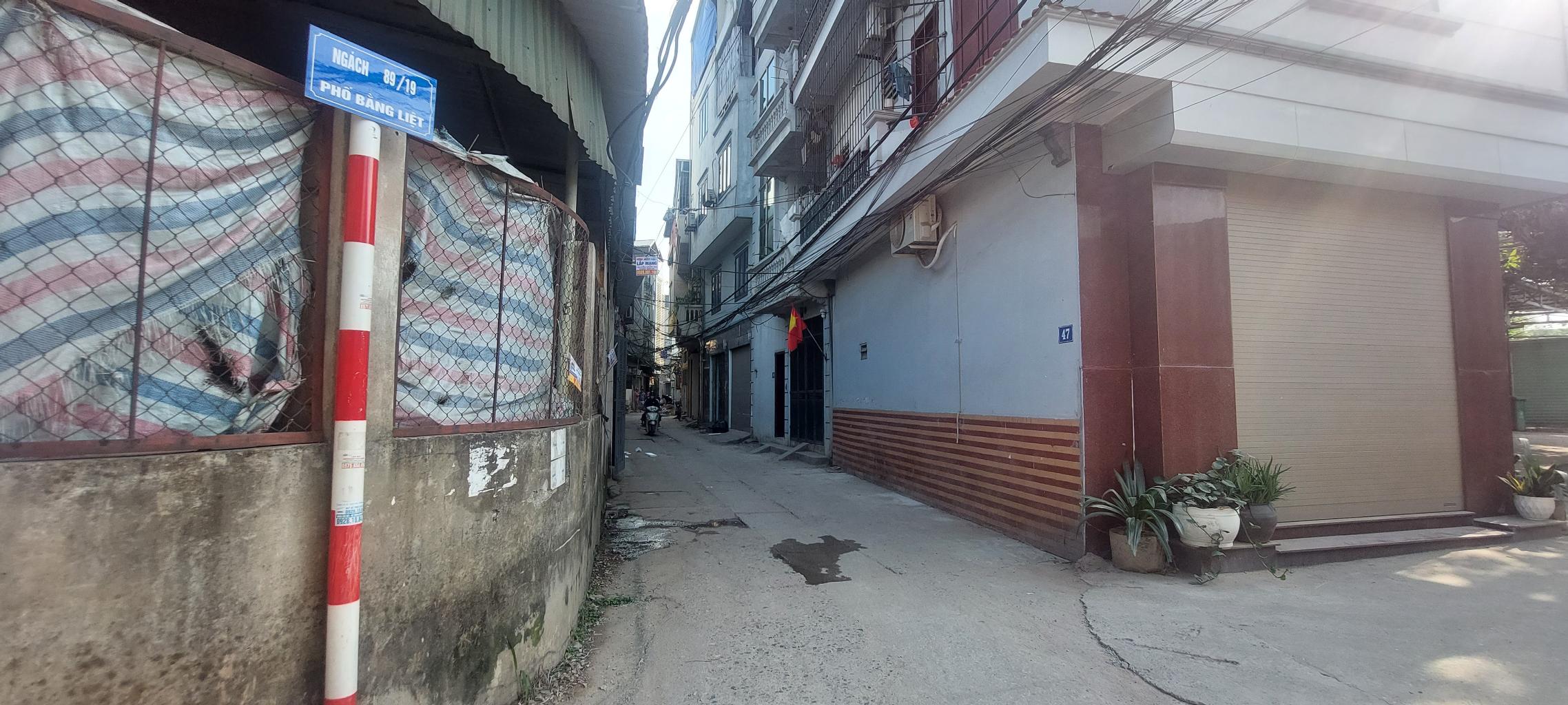 Bán nhà Bằng Liệt - diện tích 60m2 1 tầng - Ô TÔ - MẶT NGÕ THÔNG - giá 16 tỷ