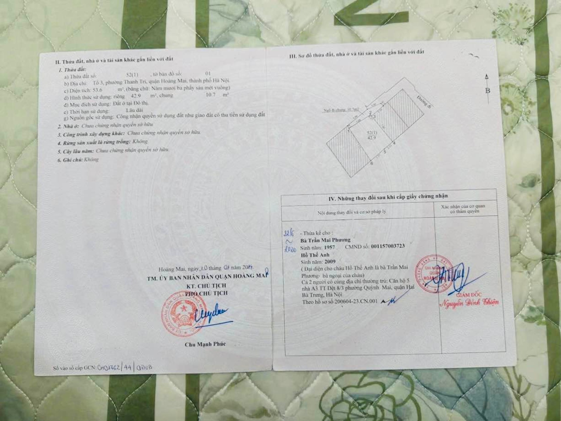 Bán nhà Nguyễn Khoái - diện tích 42m2 5 tầng - Thang máy, gần ô tô - giá 8,9 tỷ