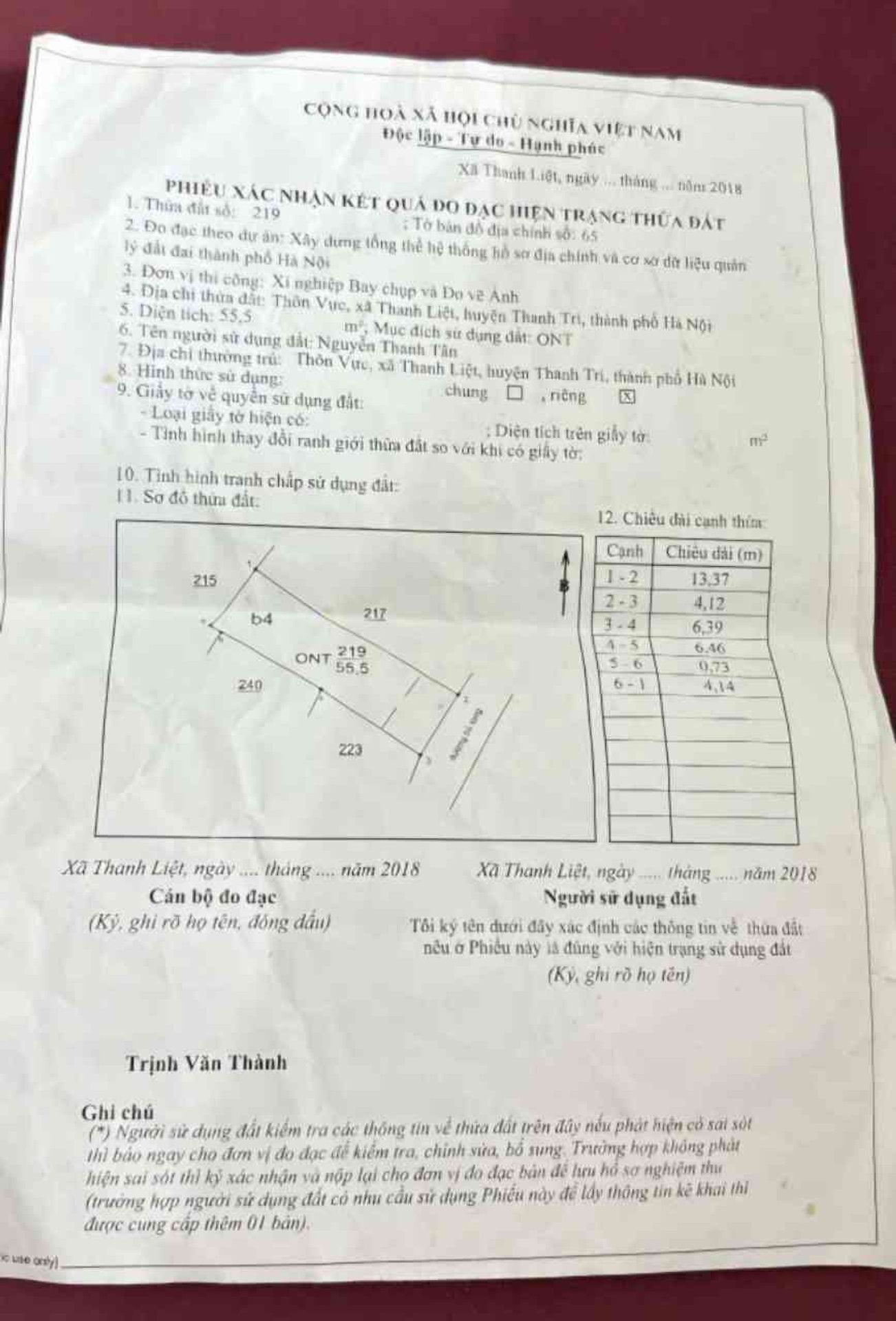 Bán nhà Kim Giang - diện tích 54m2 4 tầng - ô tô đỗ cửa - giá 14,6 tỷ
