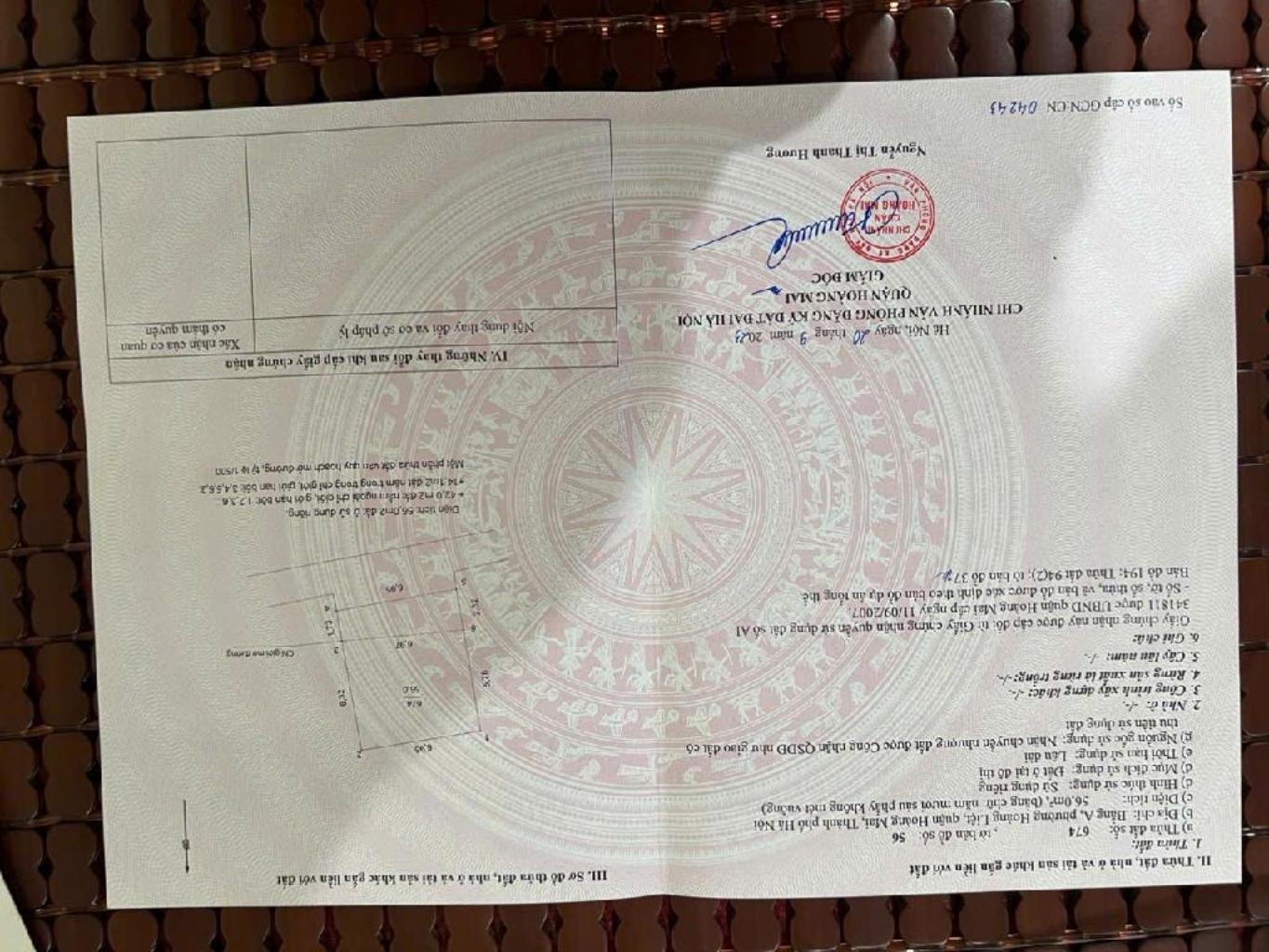 Bán nhà Bằng Liệt - diện tích 112m2 5 tầng - Lô góc 2 mặt thoáng - giá 26,5 tỷ