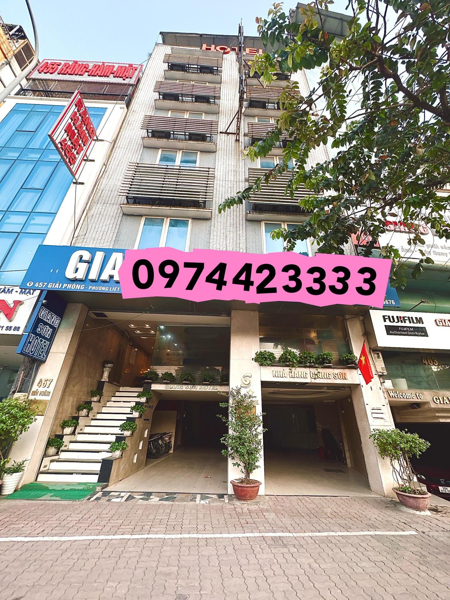 Bán nhà Giải Phóng - diện tích 123m2 8 tầng - Mặt tiền khủng - giá 75 tỷ