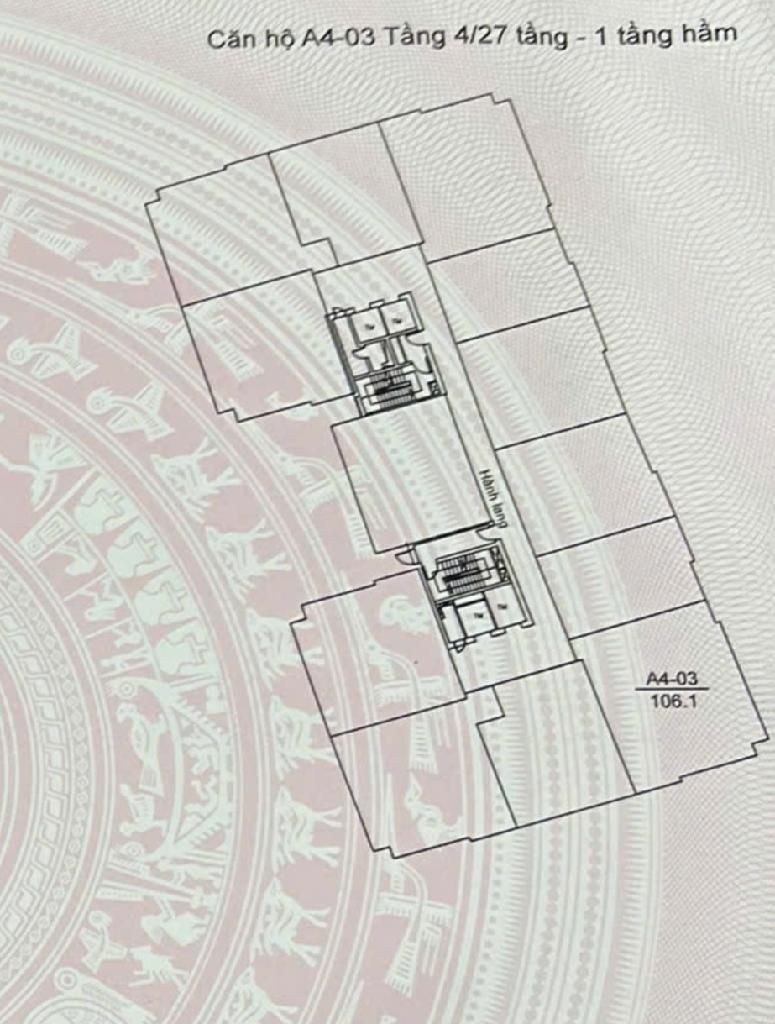 Bán căn hộ HATECO Hoàng Mai - diện tích 107m2 28 tầng - Căn hộ siêu đẹp - giá 7,5 tỷ