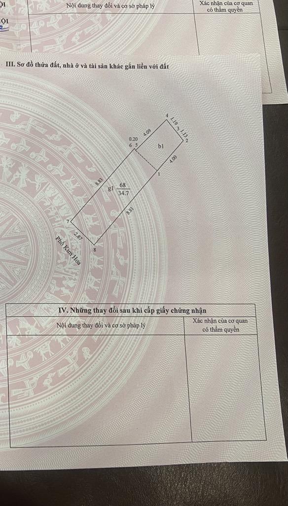 Bán nhà Kim Hoa - diện tích 85m2 5 tầng - Ô TÔ KINH DOANH SẦM UẤT - giá 26 tỷ