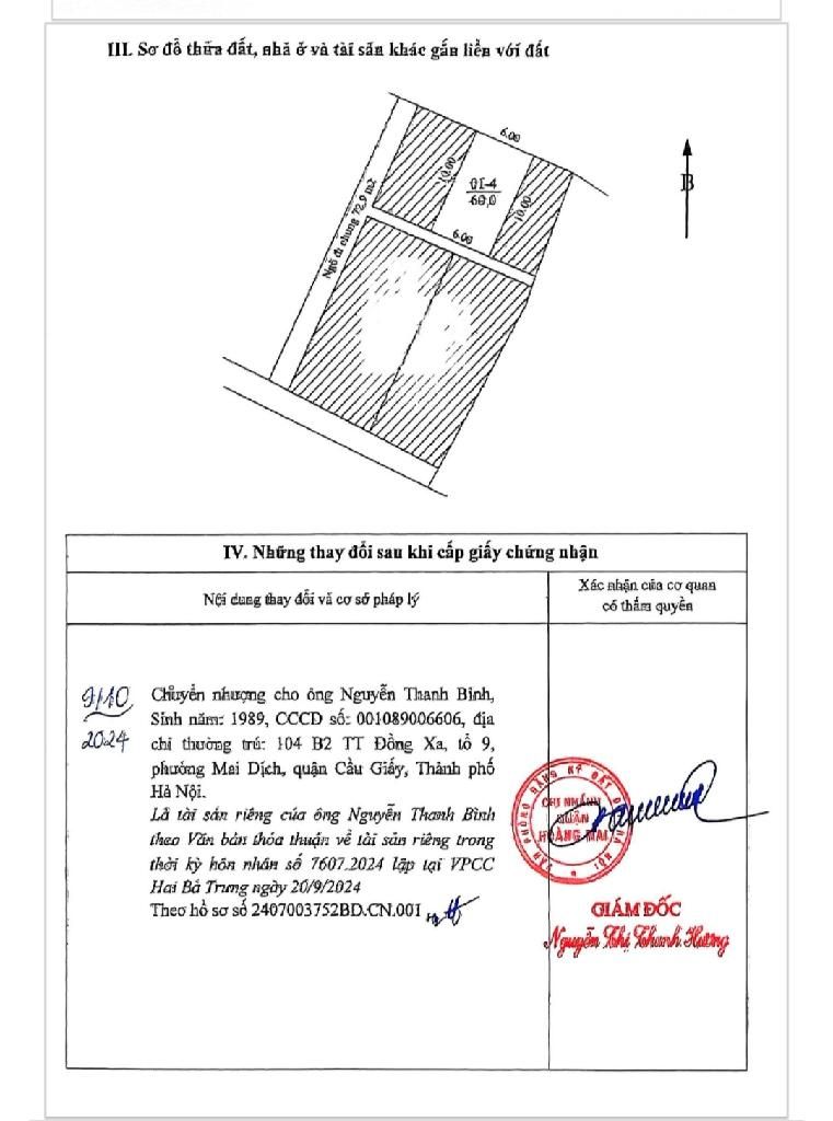 Bán nhà Nguyễn Khoái - diện tích 60m2 0 tầng - Ô tô đỗ gần nhà - giá 5,5 tỷ