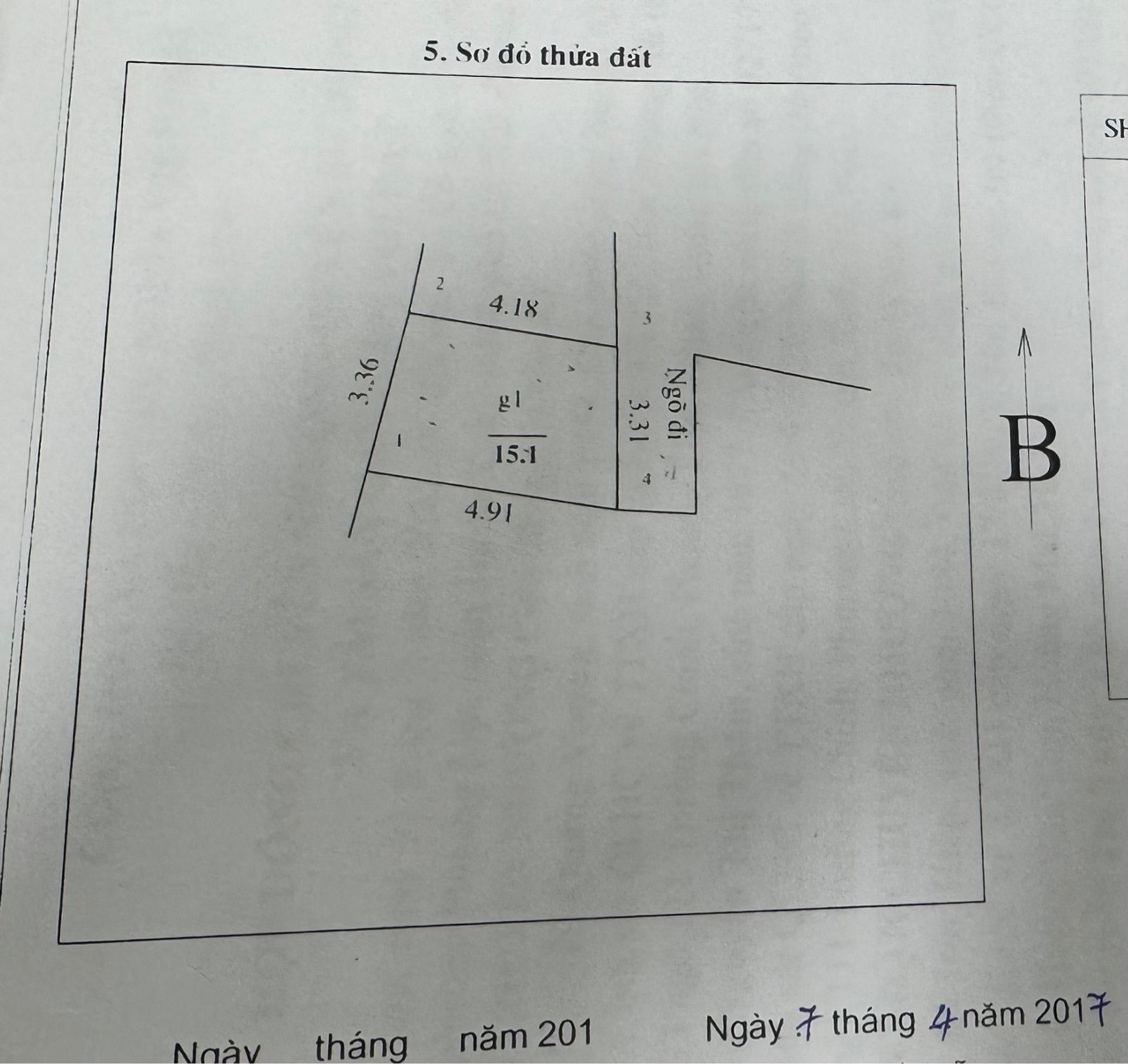 Bán nhà Trường Chinh - diện tích 15m2 3 tầng - Mặt ngõ ô tô tránh - giá 2,5 tỷ