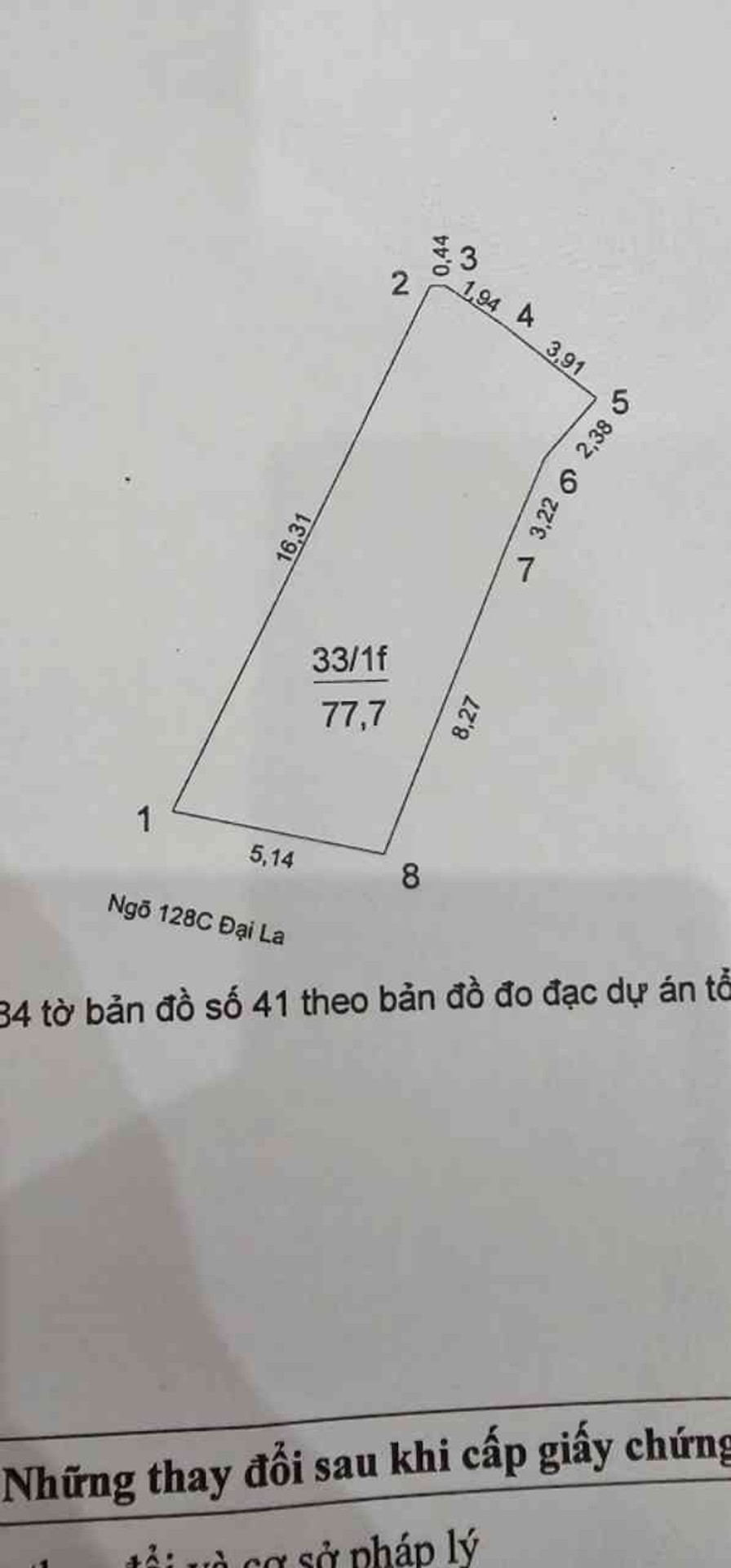 Bán nhà Đại La - diện tích 80m2 4 tầng - ô tô tránh - giá 32 tỷ