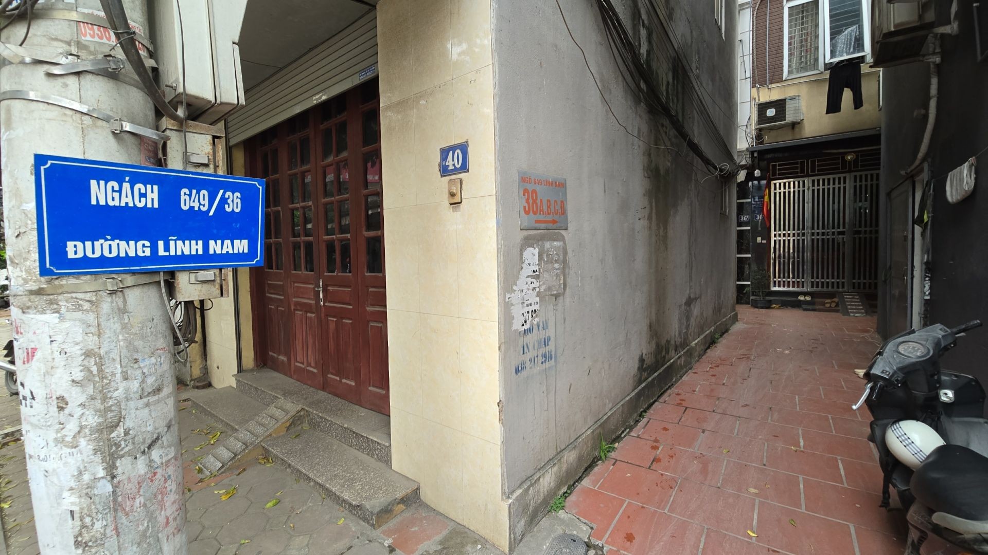 Bán nhà Lĩnh Nam - diện tích 32m2 5 tầng - Nhà 2 mặt thoáng - giá 7,5 tỷ