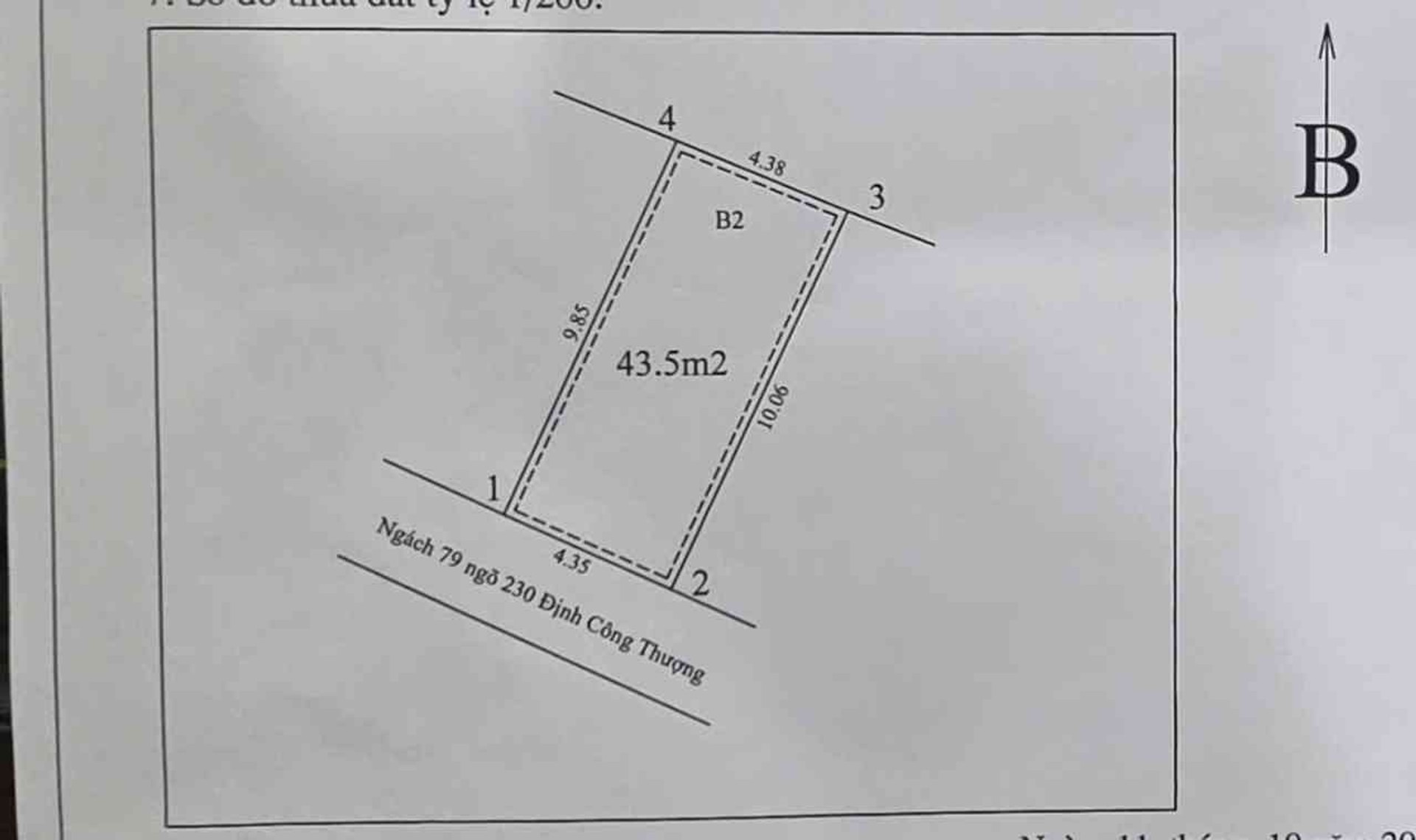 Bán nhà Định Công Thượng - diện tích 43m2 2 tầng - Gần ô tô - giá 2,7 tỷ