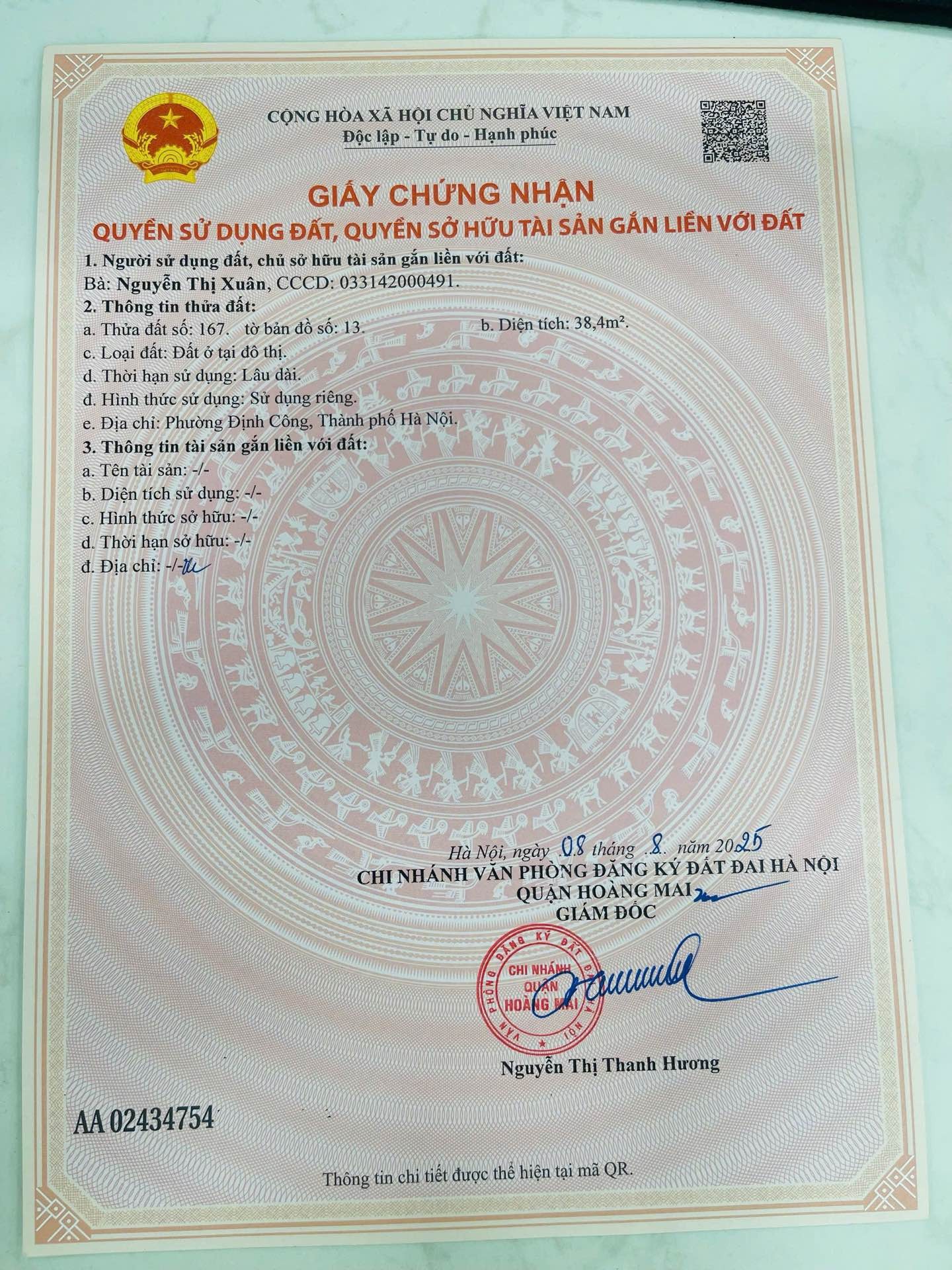Bán nhà Giải Phóng - diện tích 38m2 5 tầng - ô tô đỗ cửa - giá 6,8 tỷ