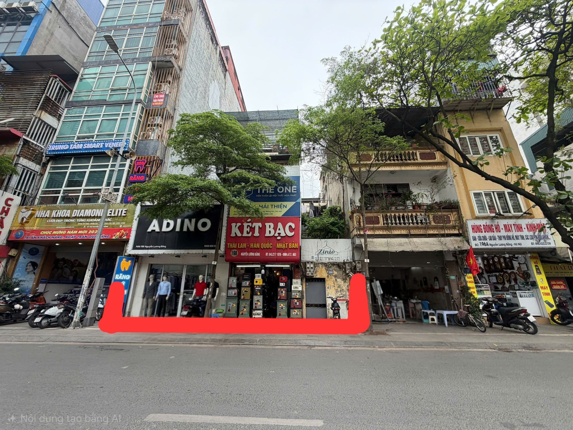 Bán nhà Nguyễn Lương Bằng - diện tích 233m2 2 tầng - Mặt phố thông số kim cương - giá 150 tỷ