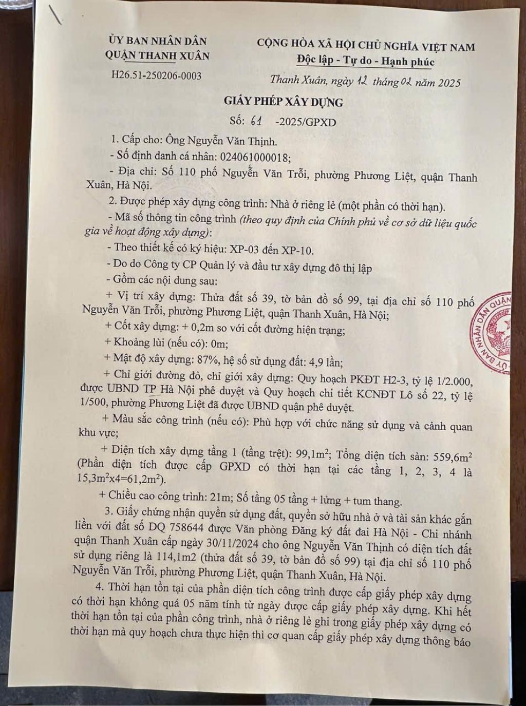 Bán nhà Nguyễn Văn Trỗi - diện tích 115m2 3 tầng - Nhà mặt phố, ô tô tránh - giá 25 tỷ