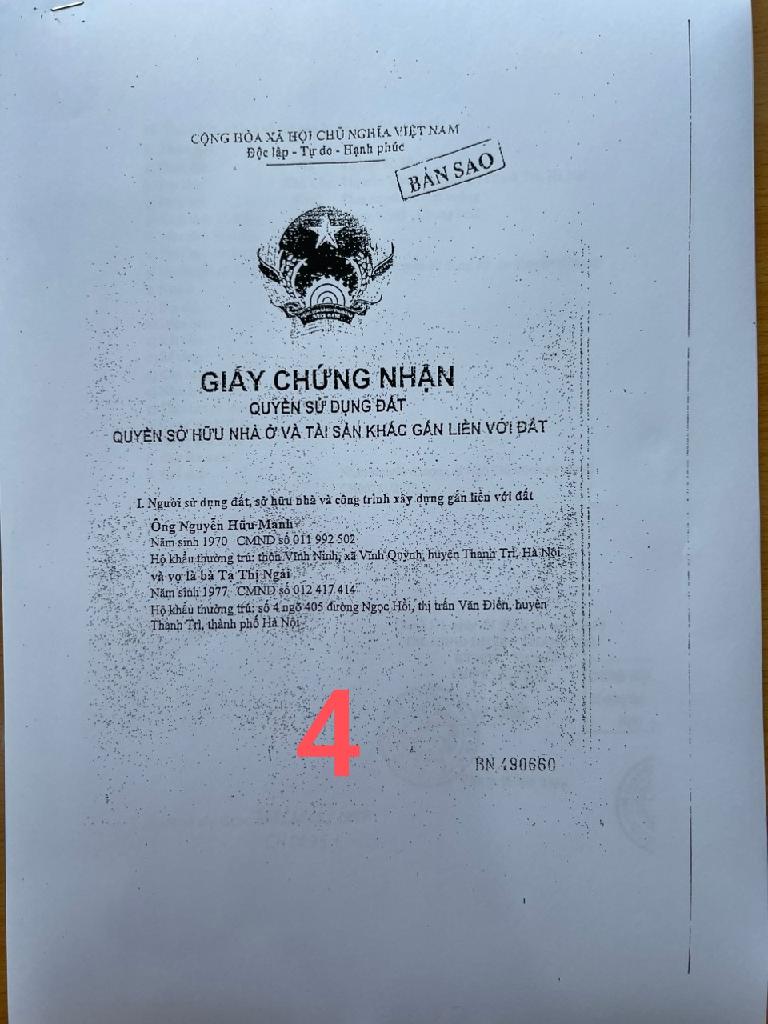 Bán nhà Ngọc Hồi - diện tích 490m2 1 tầng - Mặt phố kinh doanh - giá 155 tỷ