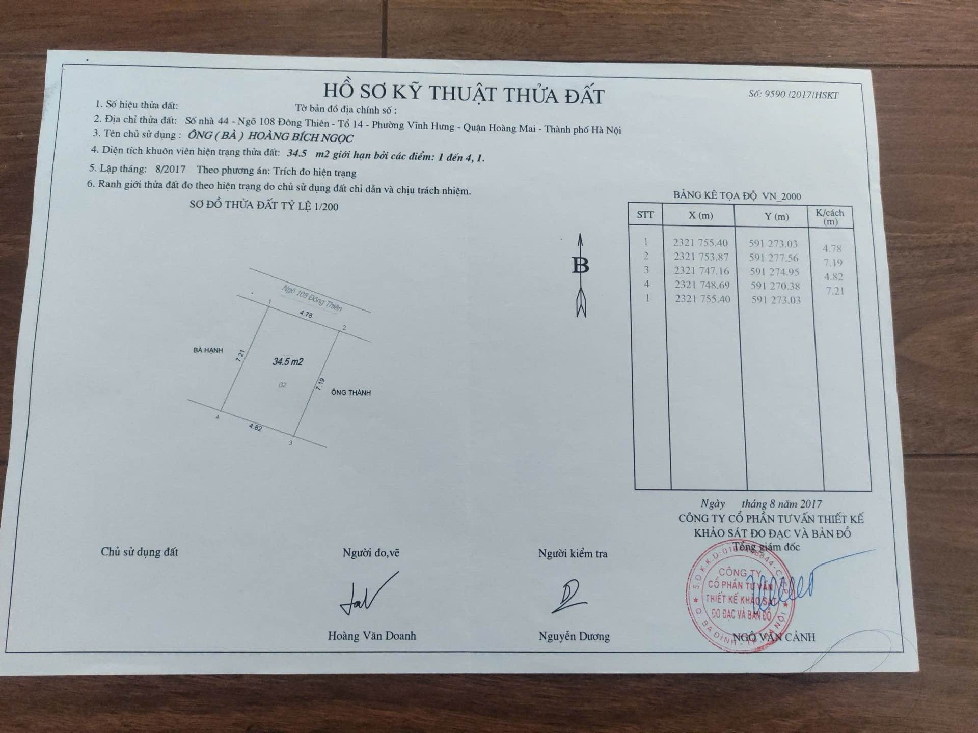 Bán nhà Đông Thiên - diện tích 35m2 2 tầng - Nhà đẹp hiếm có - giá 3,7 tỷ