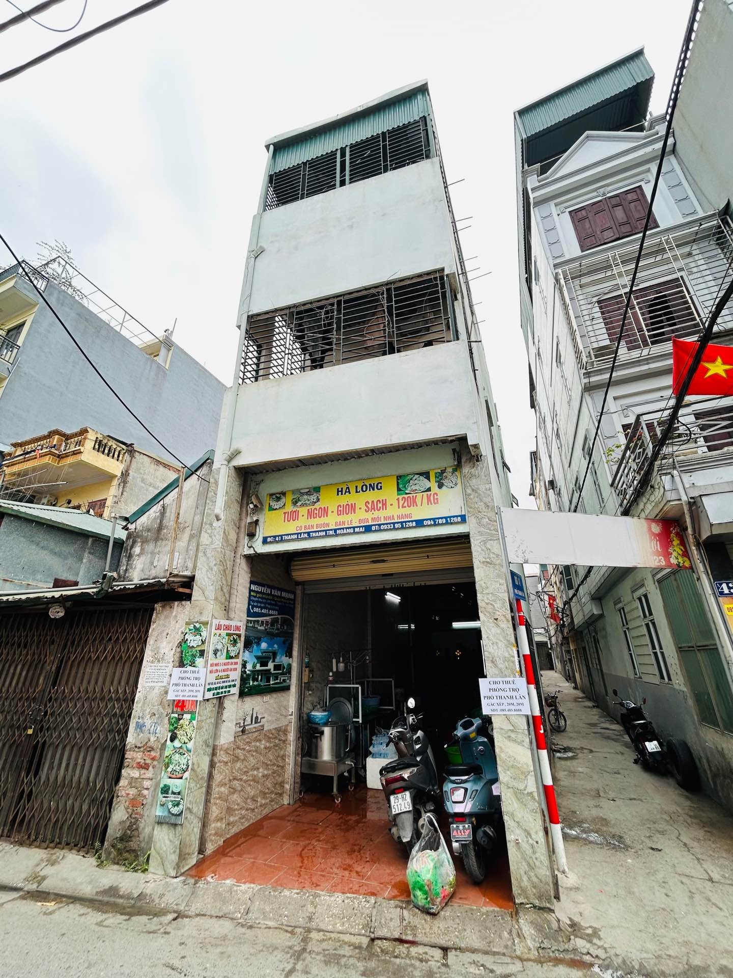 Bán nhà Thanh Lân - diện tích 85m2 3 tầng - Lô góc - giá 21,5 tỷ