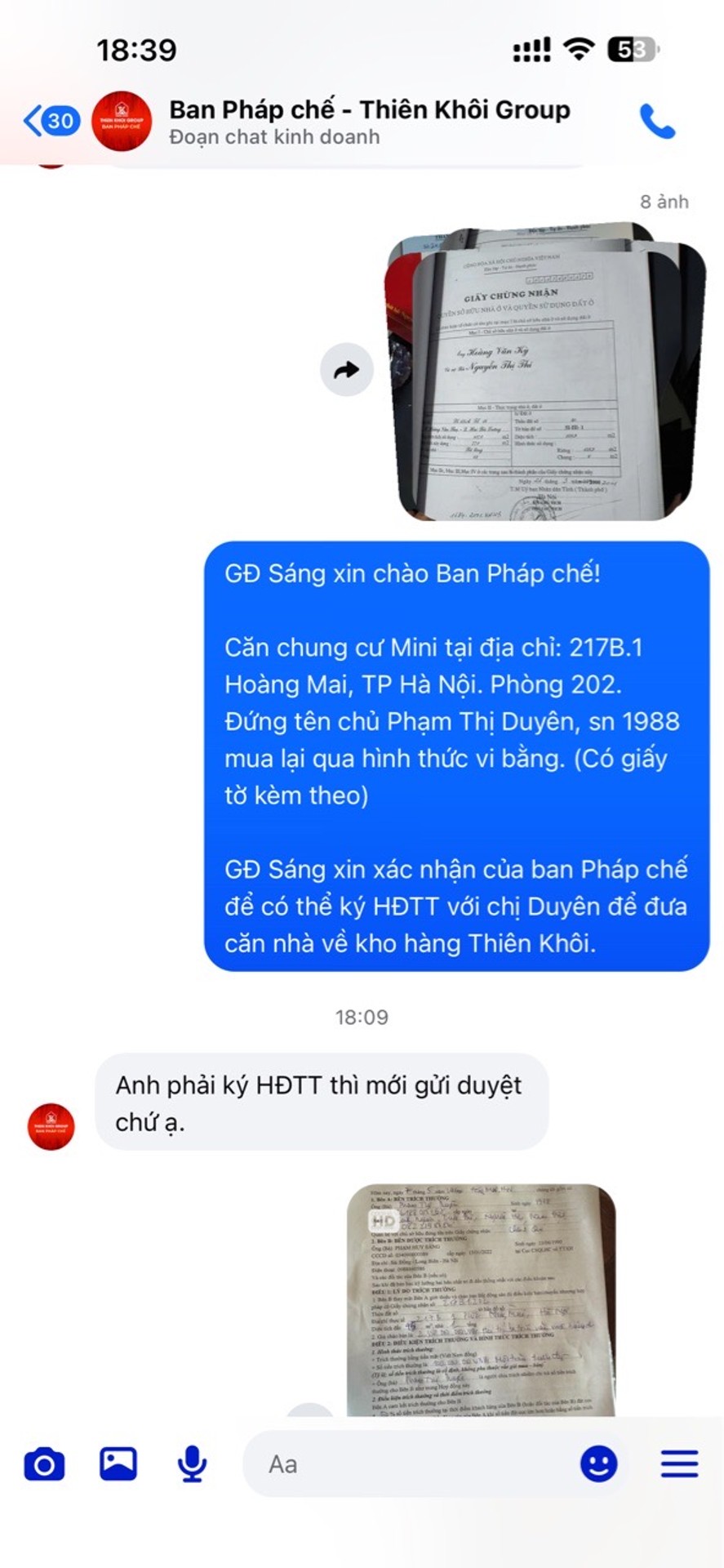 Bán nhà Hoàng Mai - diện tích 45m2 1 tầng - Chung cư mini, nhỏ tiền - giá 2,35 tỷ