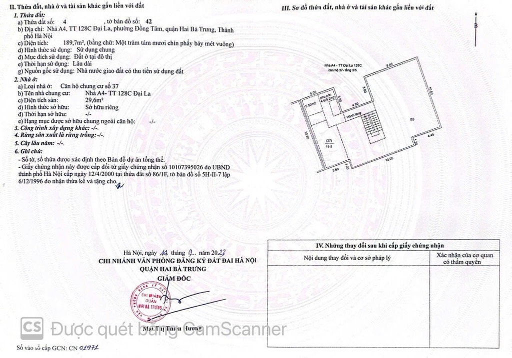 Bán nhà Đại La - diện tích 60m2 1 tầng - Nhà đẹp, đầy đủ nội thất - giá 3,96 tỷ